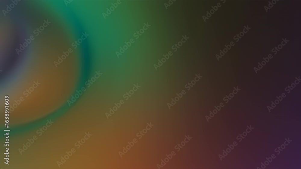 Aufkleber abstract teal and gold swirl: dynamic gradient motion background