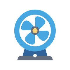  Modern Table Fan Icon Design