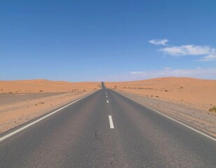 road in desert