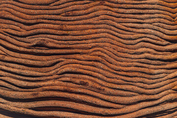 Old clay pottery background and texture