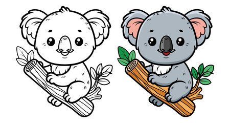 Cute koela bear cartoon