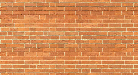 Seamless pattern of a weathered red brick wall with white mortar showcasing texture and architectural detail for backgrounds