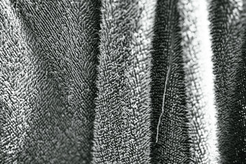 close up of black leather texture