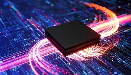 Abstract Digital Processor with Vibrant Data Streams