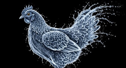 Vector drawing of a white dove of peace flying with spread wings on a black backgroundVector drawing of a white dove of peace flying with spread wings on a black background