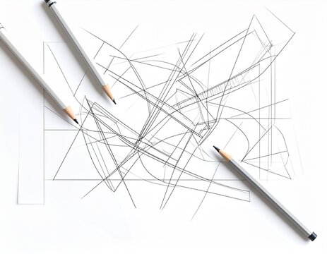 Simple Line Art Drawing