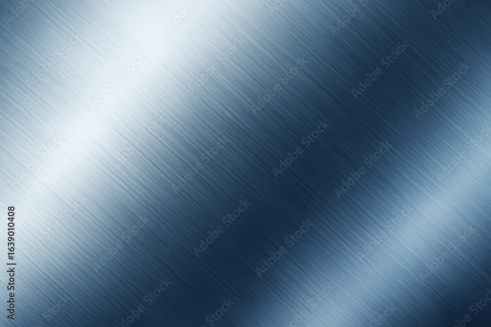 Poster abstract metallic brushed texture with diagonal light gradient on dark steel surface background. ai 