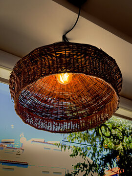 Coffee Shop Ceiling Light With Bokeh