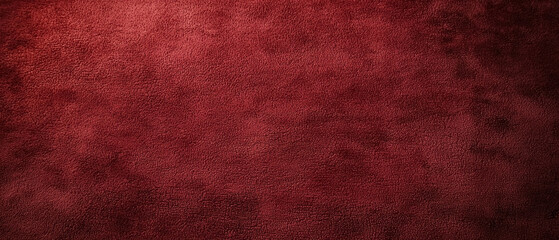 Deep red textured fabric, close-up view