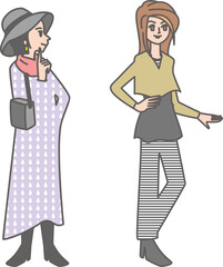 オシャレな女性