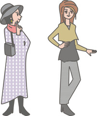 オシャレな女性