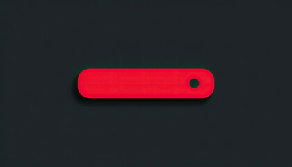 Red horizontal bar icon on dark background