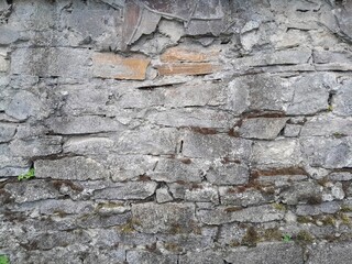 Background of very old stone wall texture photo
