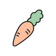 シンプルデザインにんじんイラスト⭐︎PNG