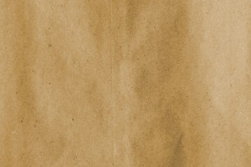 Brown crumpled recycled paper texture background. Kraft Paper