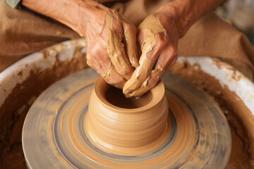 potter at work