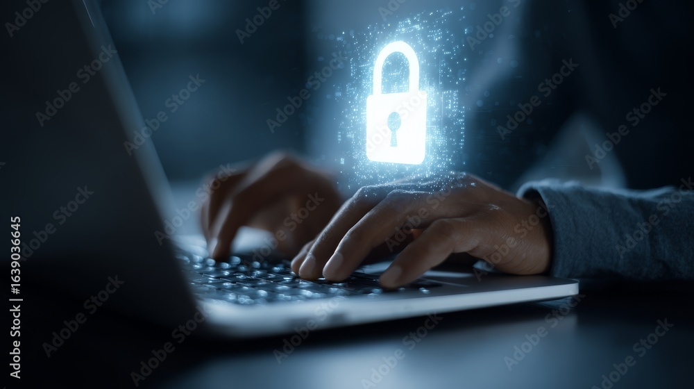 Poster enhanced digital protection strategies a comprehensive guide to safeguarding personal data and confi