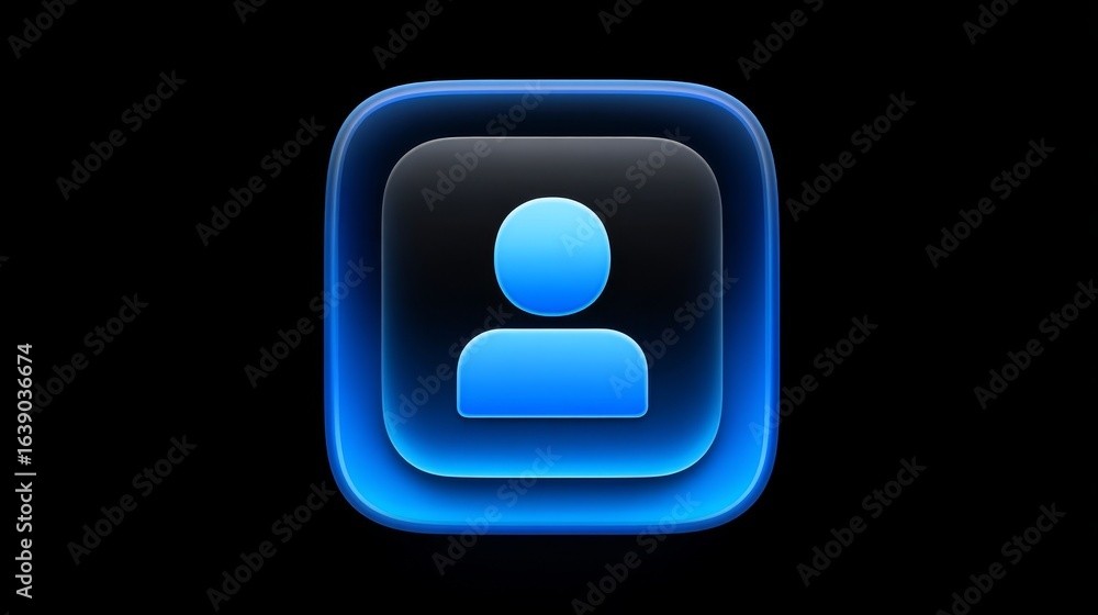 Poster stylized graphical representation featuring a human visage prominently displayed within a vibrant az