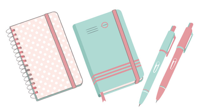 Notebooks and pens stationery office supplies school supplies writing tools journal planner organization tools