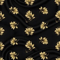 gold floral background