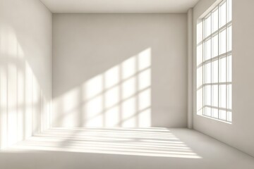 a thin line drawing of an interior design living room and very light shadows and a window 