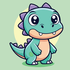 design logo illustration vector mascot icon dinosaurs