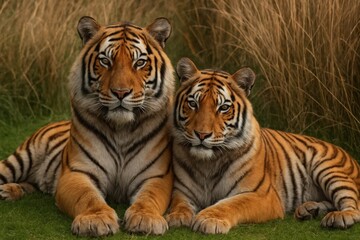 Naklejka premium A Moment of Rest in the Wild