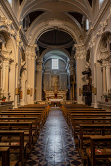 Fototapeta premium The Church of S. Francesco, with the adjoining Monastery of the Conventual Fathers, was built in 1256 and completed in 1267.On the left there is the chapel of S. Antonio, built in 1450.