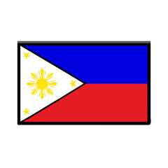 The National Flag Of The Philippines
