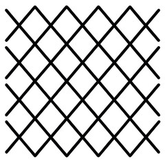 Iron net illustration. Safety metal net barrier. Prison gate security fencing. Simple vector seamless pattern background
