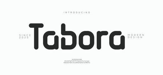 Tobora Modern alphabet letters font logo. Typography luxury minimal lettering fonts decorative wedding vintage retro logos. vector illustration