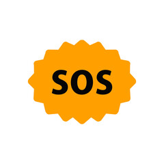 【Label Icons】緊急SOSアイコン / Emergency SOS Icon