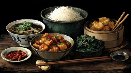 Asian Cuisine: Delicious Meal