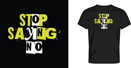 Streetwear Modern Typography T Shirt Design