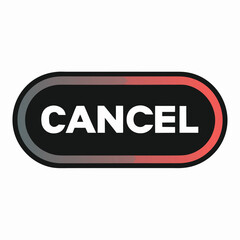 Minimalist rounded rectangle vector graphic