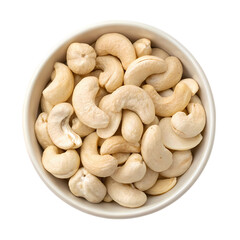 Cashews in a Bowl A TopDown View of Roasted Cashew Nuts