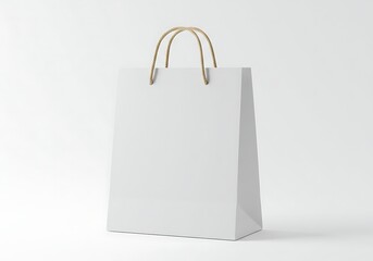 paper bag isolated on white