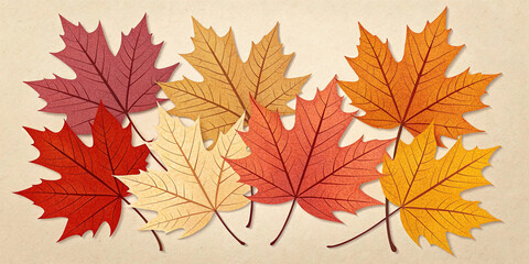 Fototapeta premium autumn leaves background