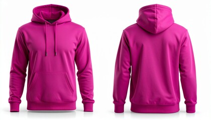 pink shirt isolated on white