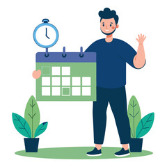 Master Your Schedule: Time Management & Planning Illustration
