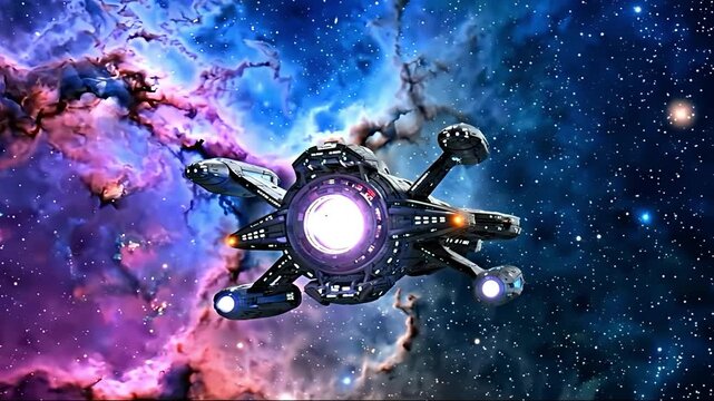ufo in space