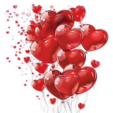 red heart shaped