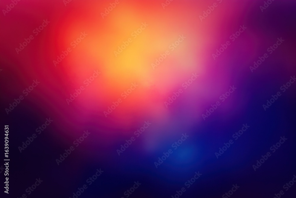 Poster colorful blend of warm and cool abstract light gradients with smooth transitions creating a vibrant 