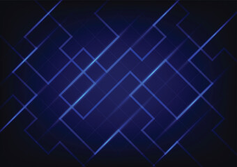 Tech art blue line abstract modern background