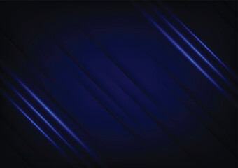 Abstract modern blue line pattern dark background
