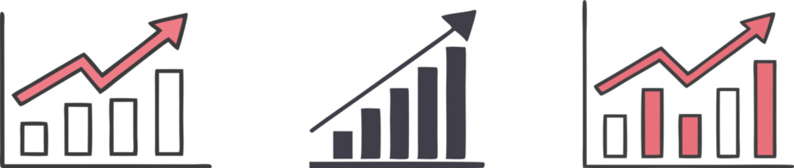 Set of Clean Business and Finance Icons | Minimal Flat Vector Pack