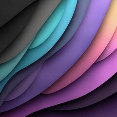 Abstract Colorful Wave Background with Gradient Texture