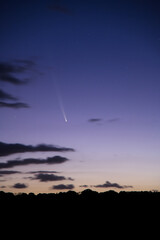 Comet. C/2023 A3 (Tsuchinshan-ATLAS).