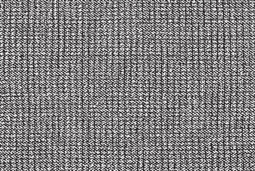 Black leather texture background. Vector monochrome illustration