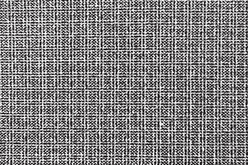 Crossed line background. Mottled canvas texture. Vector monochrome illustration